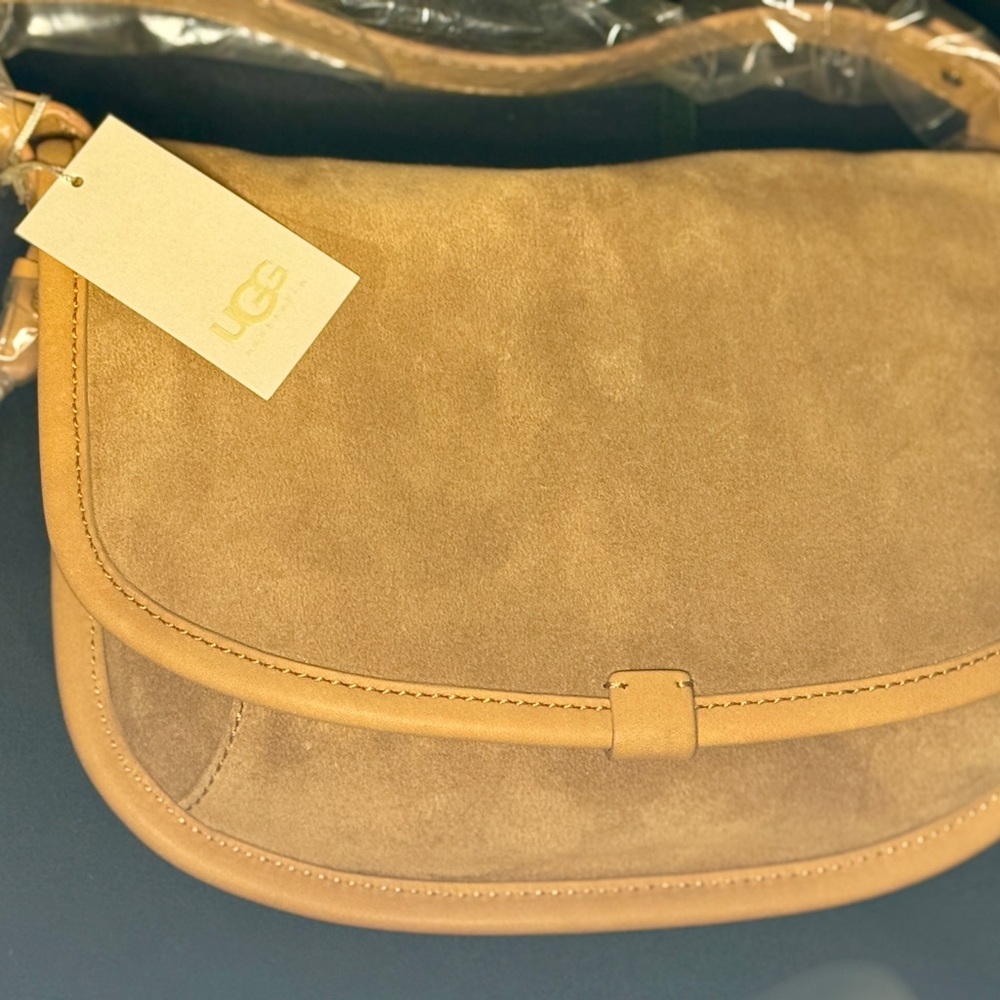 UGG Chestnut Suede Women's small Hobo bag